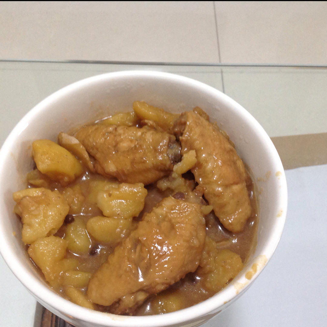 土豆炖鸡翅（快手零失败）