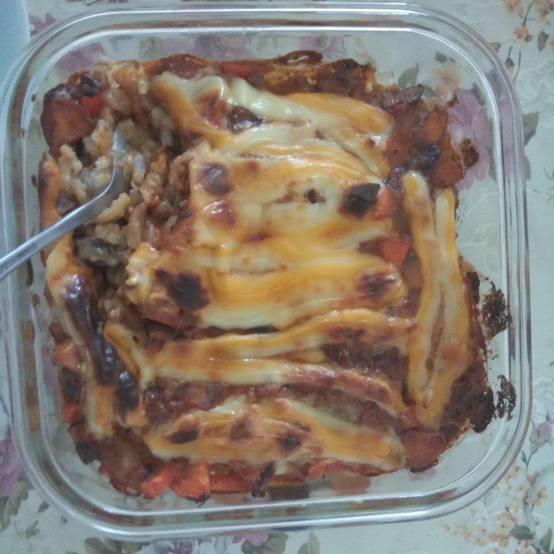 蕃茄肉酱奶酪焗饭