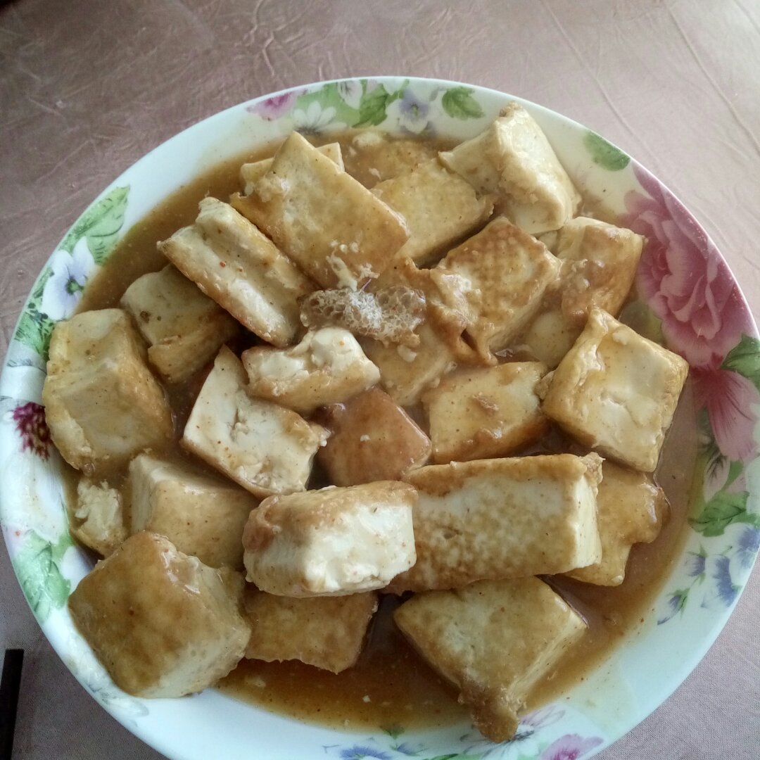 鸡蛋煎豆腐