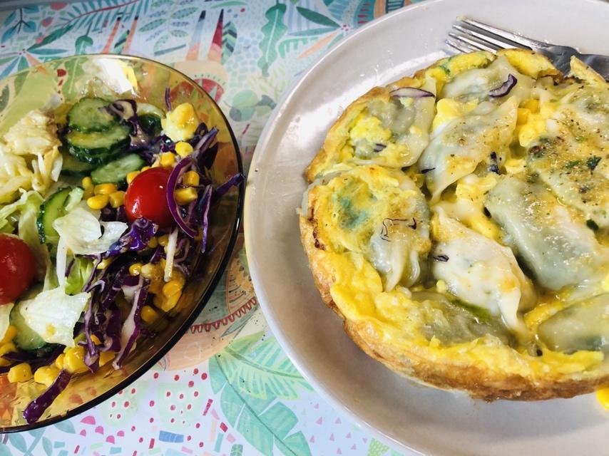 懒人快手抱蛋煎饺