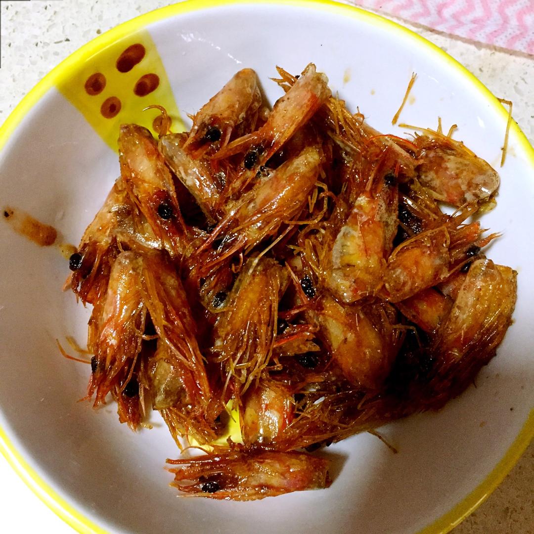 熬虾油炸虾头