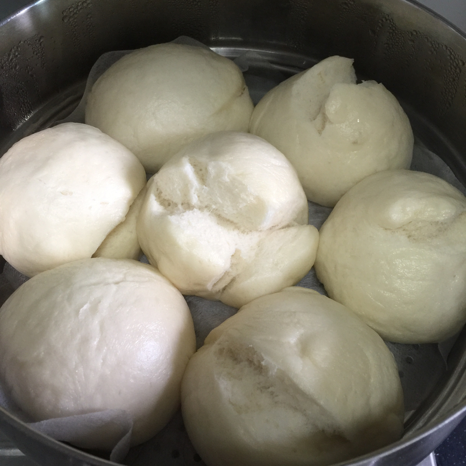 面包机发面蒸馒头