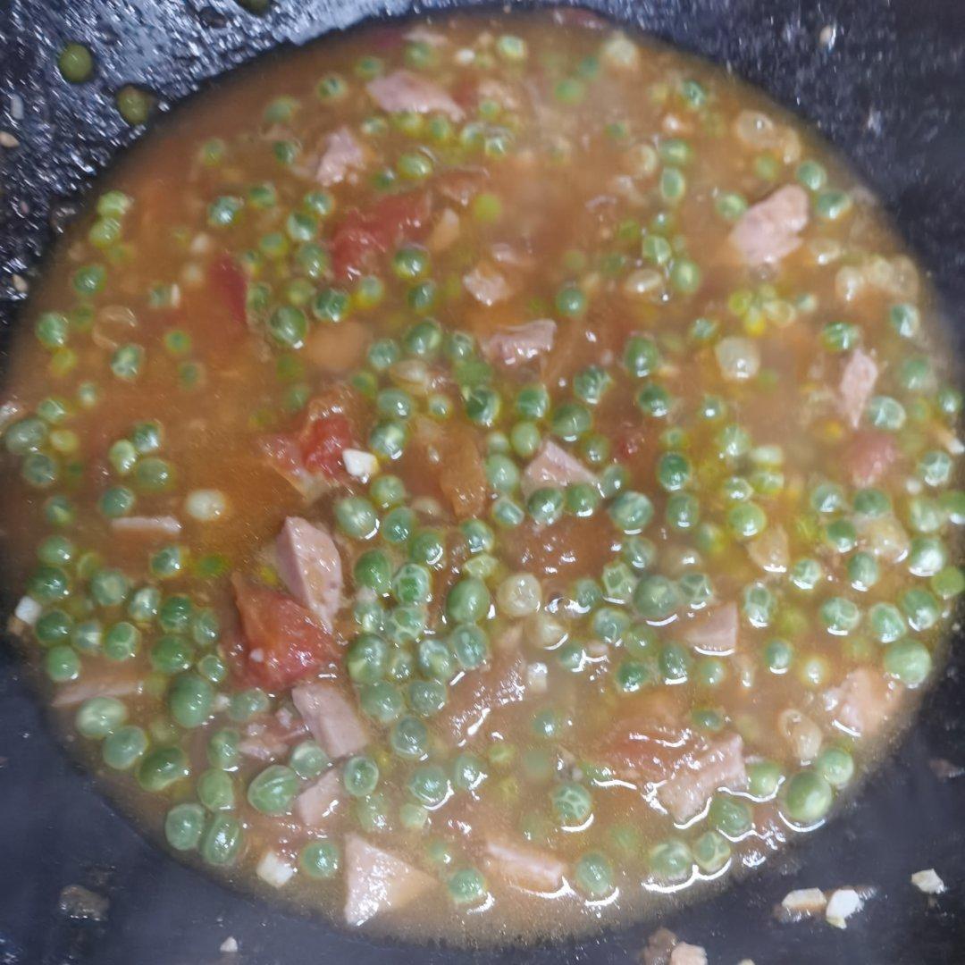 红烩青豆