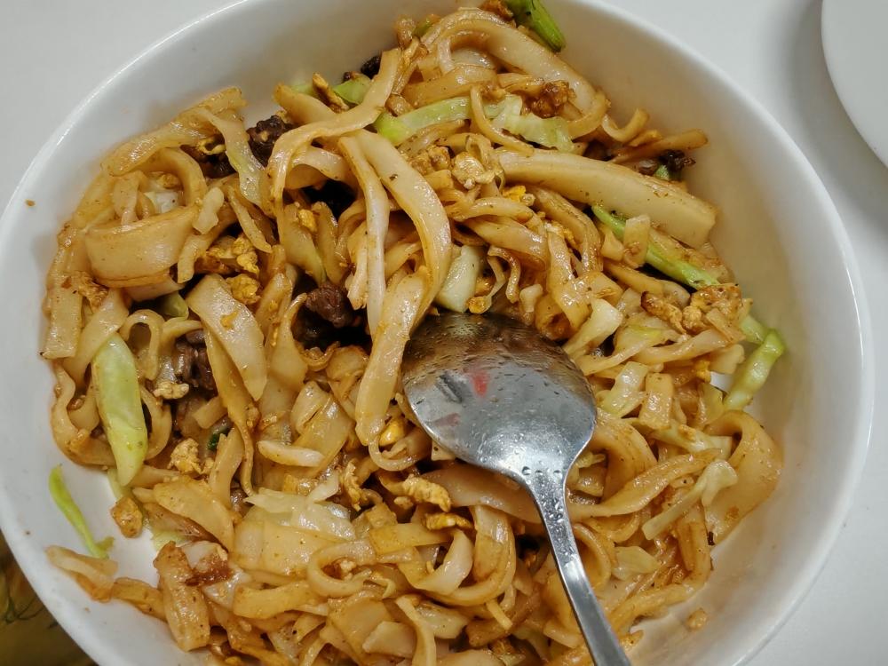 牛肉湿炒粿条&蚝仔烙