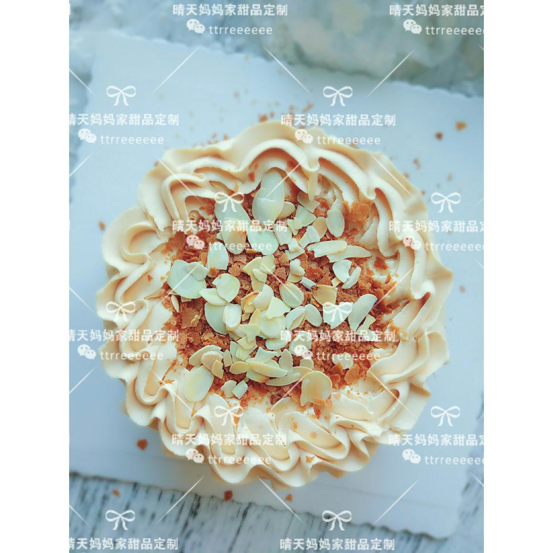 焦糖海盐盒子蛋糕