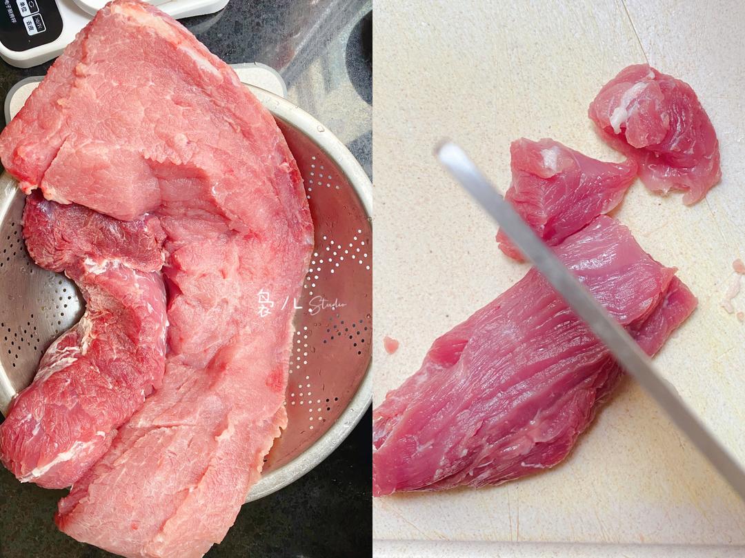 自制肉松，烤箱、厨师机版的做法 步骤1
