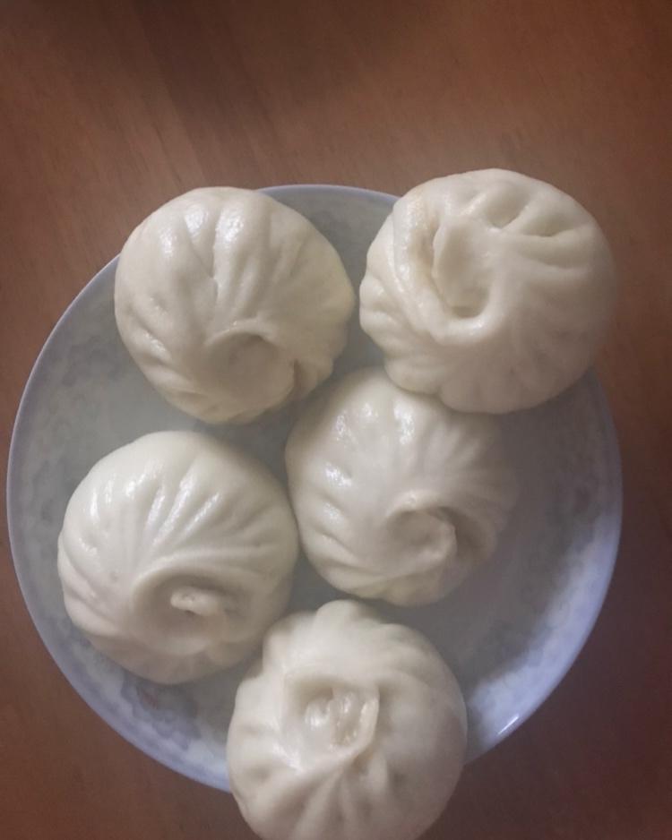 直接发酵法的白胖包子