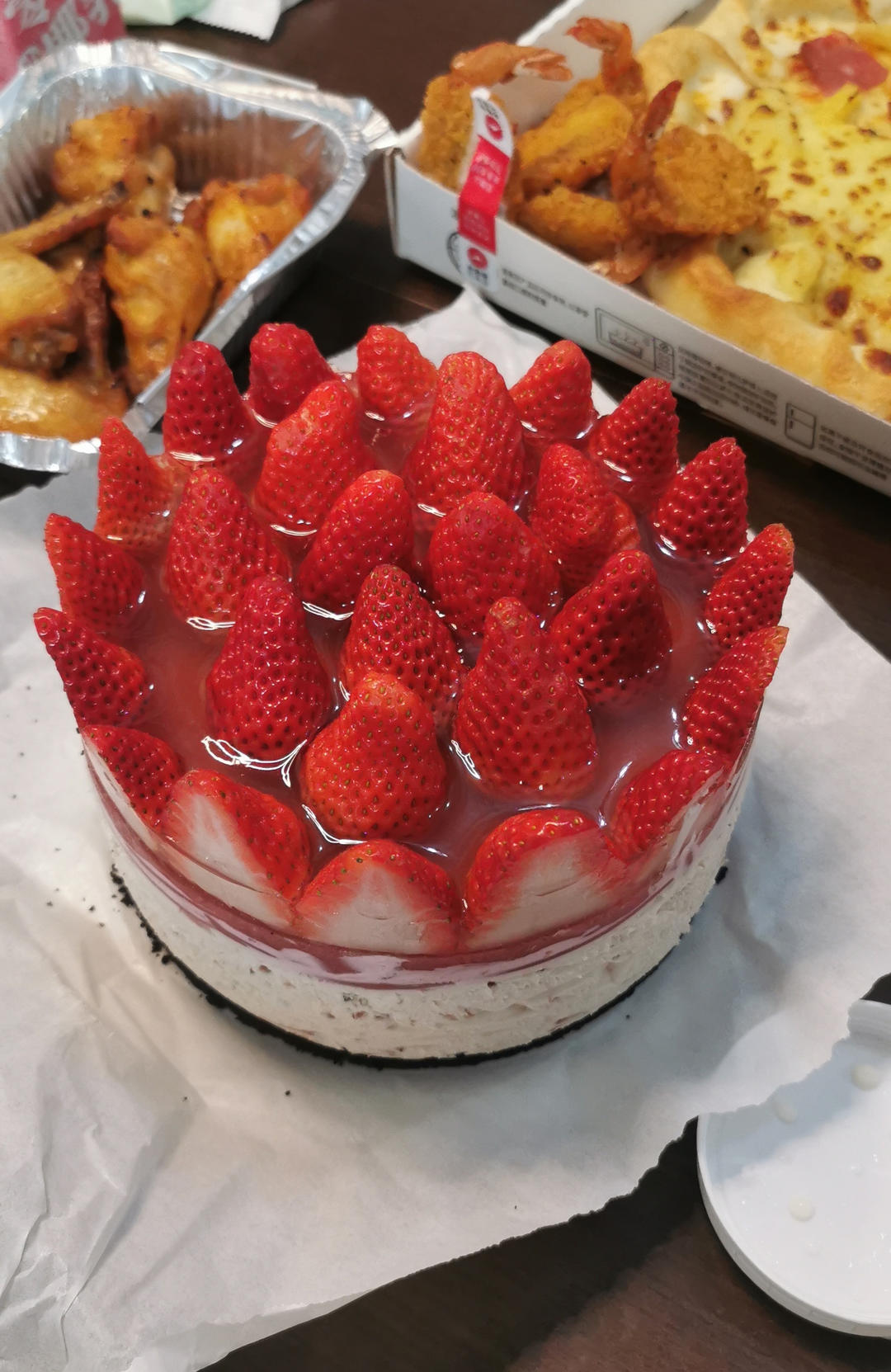 strawberry cheesecake草莓慕斯蛋糕（自用图后补）搬运自HidaMari Cooking