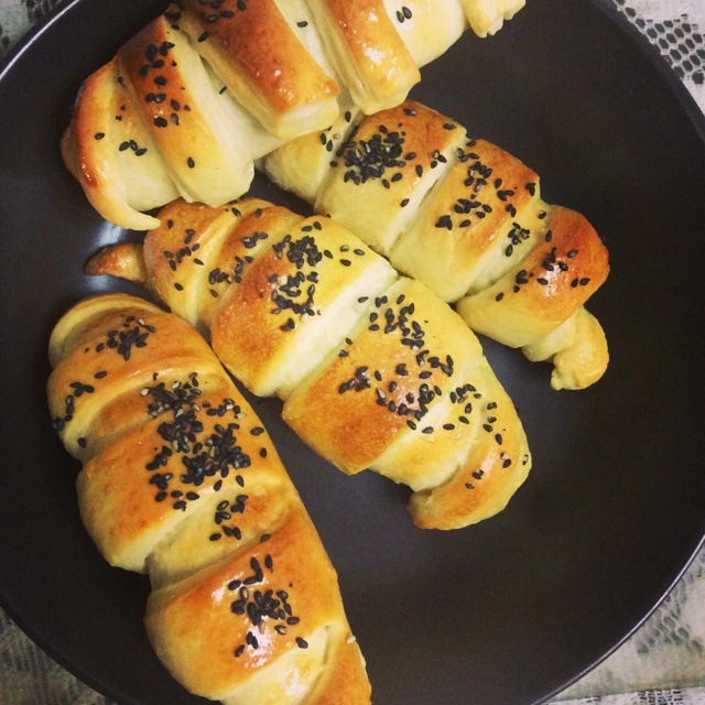 毛毛虫肉松面包