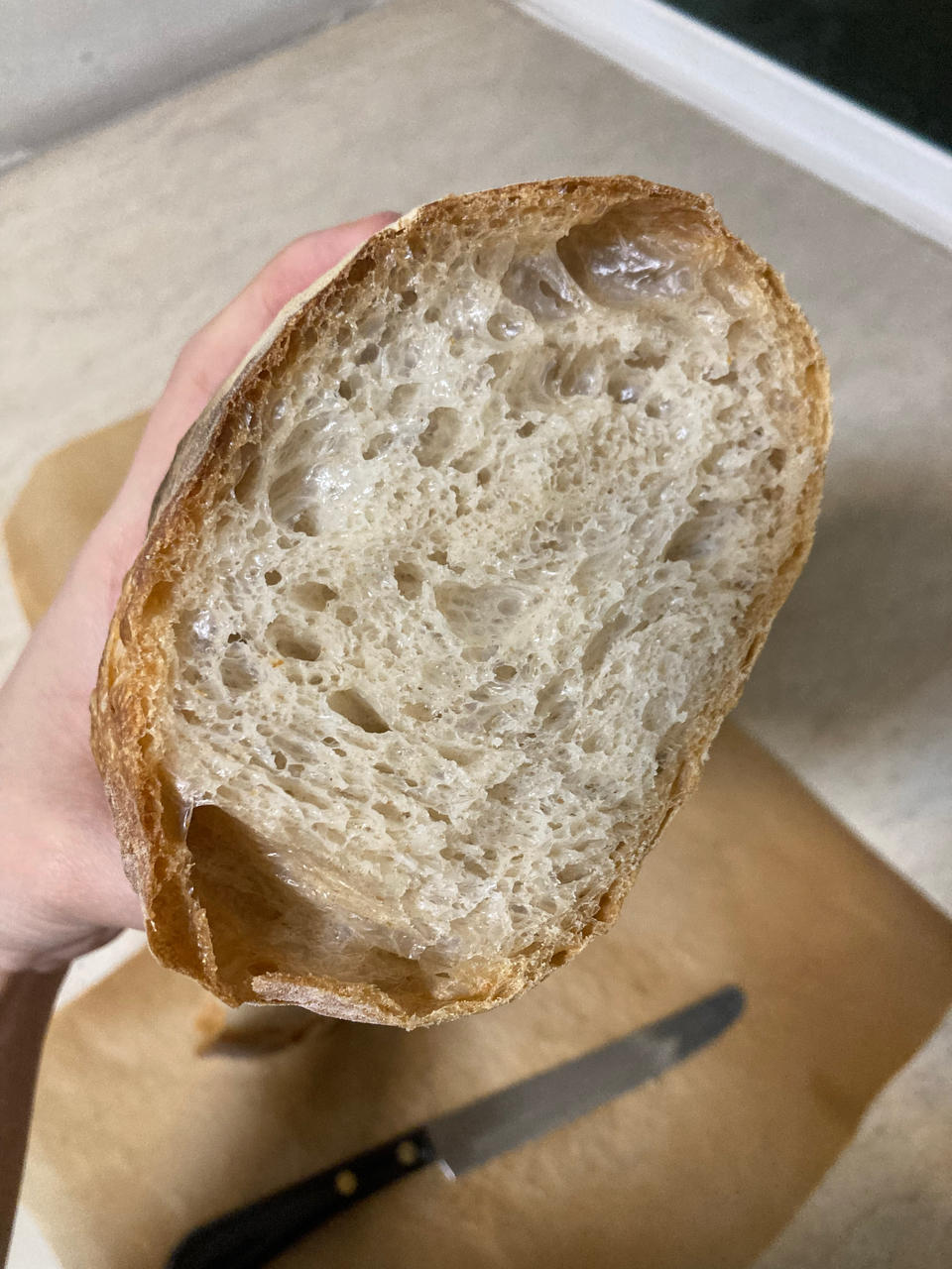 超级简单快手的免揉乡村欧包 | 新手友好