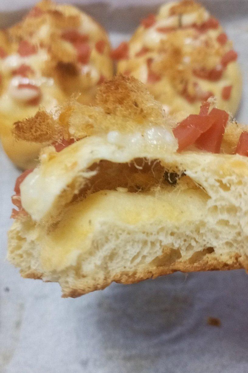 香葱火腿肉松面包