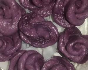 紫薯玫瑰馒头的做法 步骤3