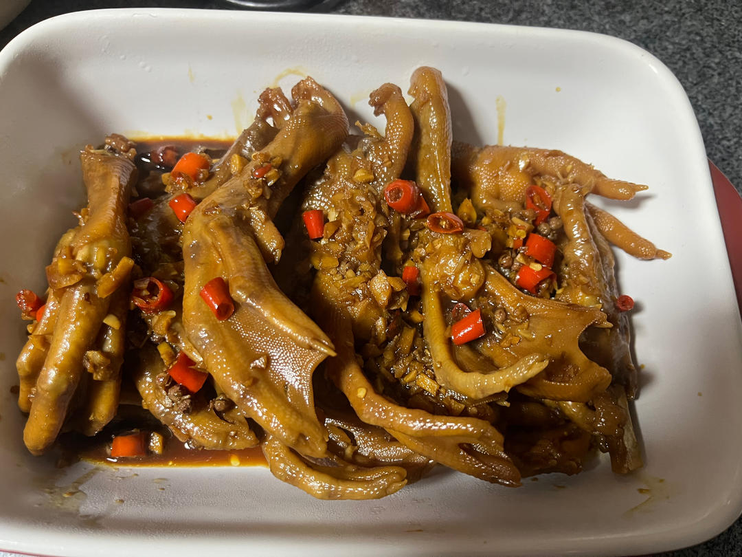 卤鸭掌不好吃你打我