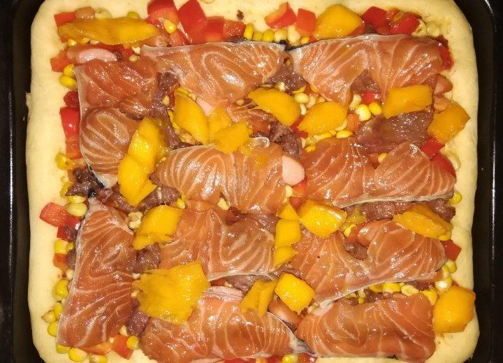 自家制披萨皮+披萨(棒)