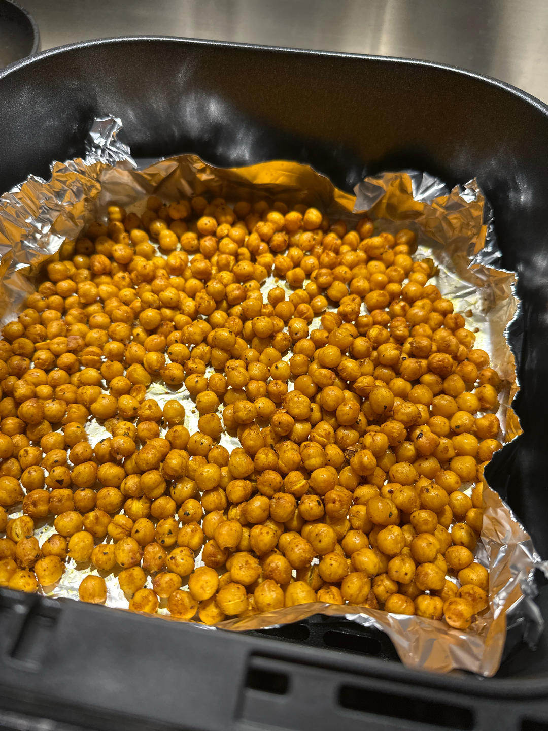 无油空气炸锅香酥鹰嘴豆 - 不酥不要钱