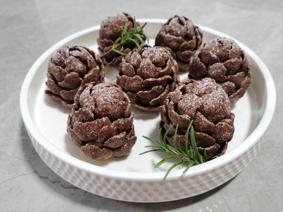 可以吃的🎄圣诞松果，0⃣️难度，2⃣️步搞定‼️