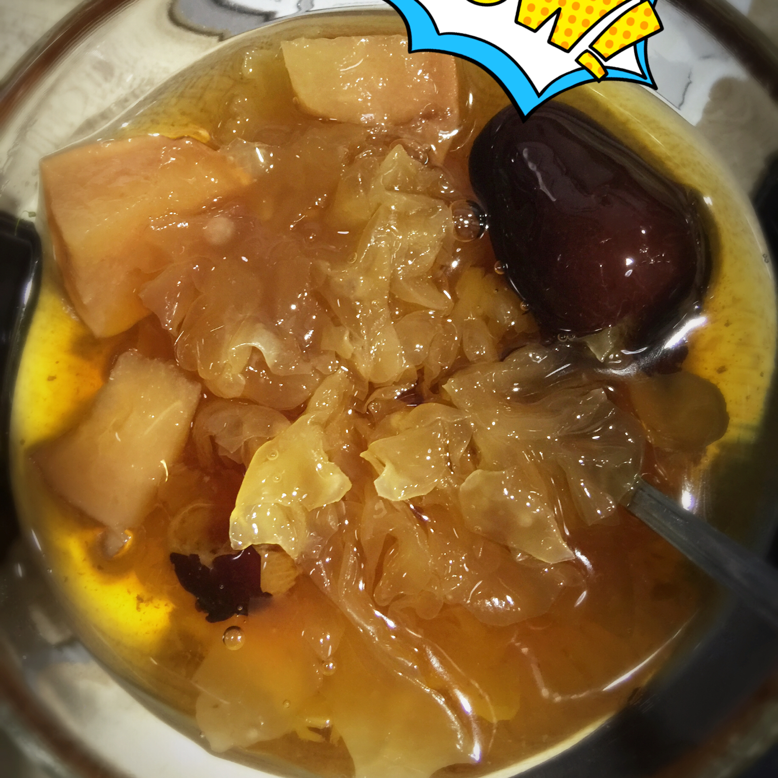 冰糖银耳雪梨汤