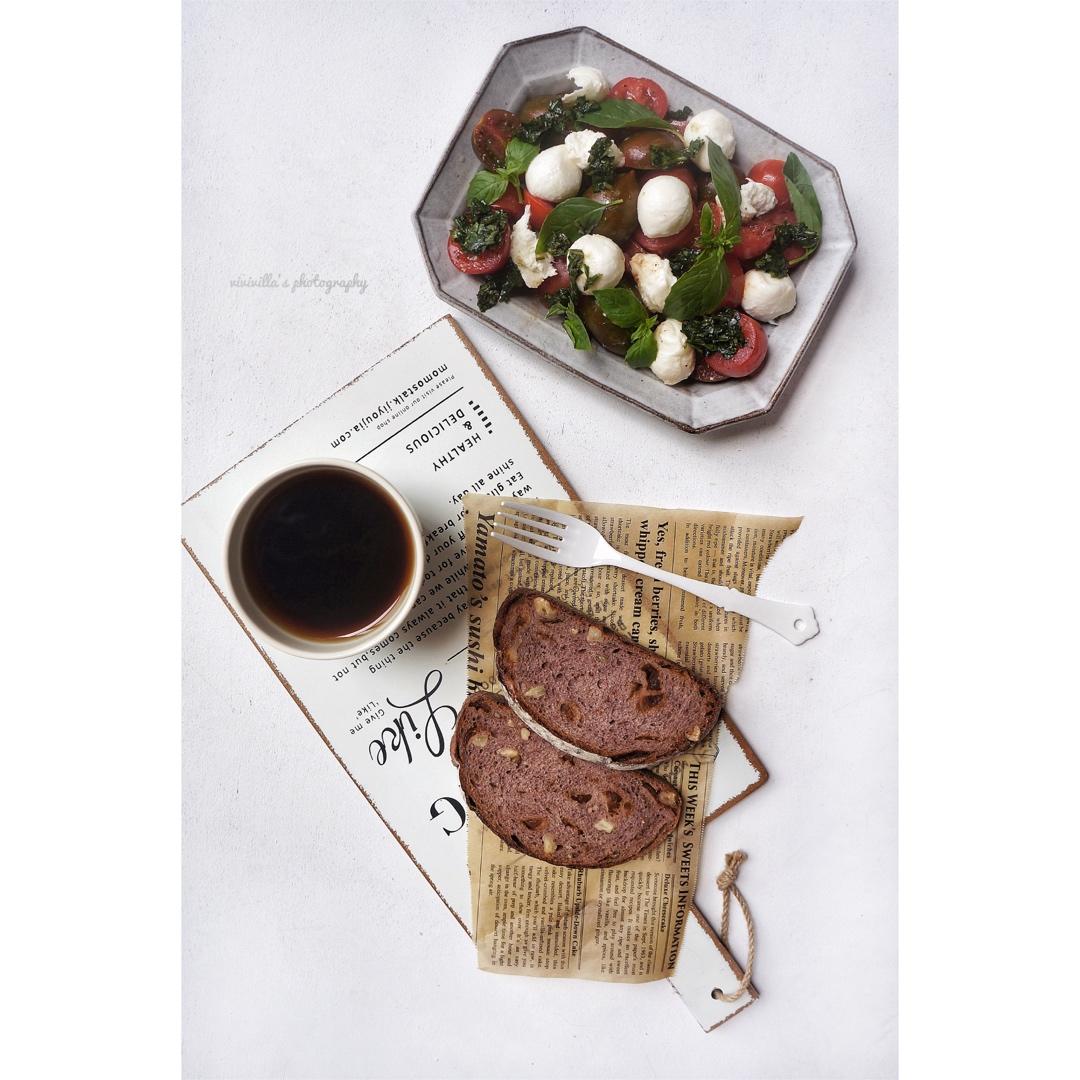 卡普里风味沙拉insalata caprese/水牛芝士沙拉（布拉塔burrata可做）