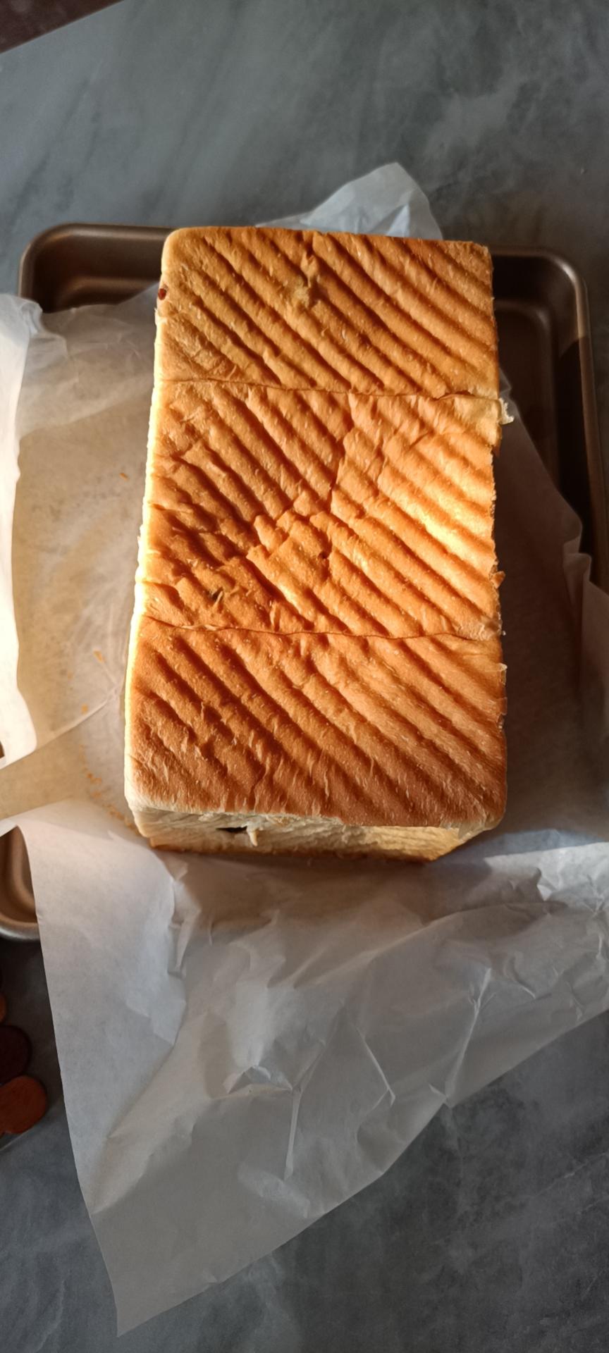 450g吐司面包（轻松手揉，无需面包机，初学者）
