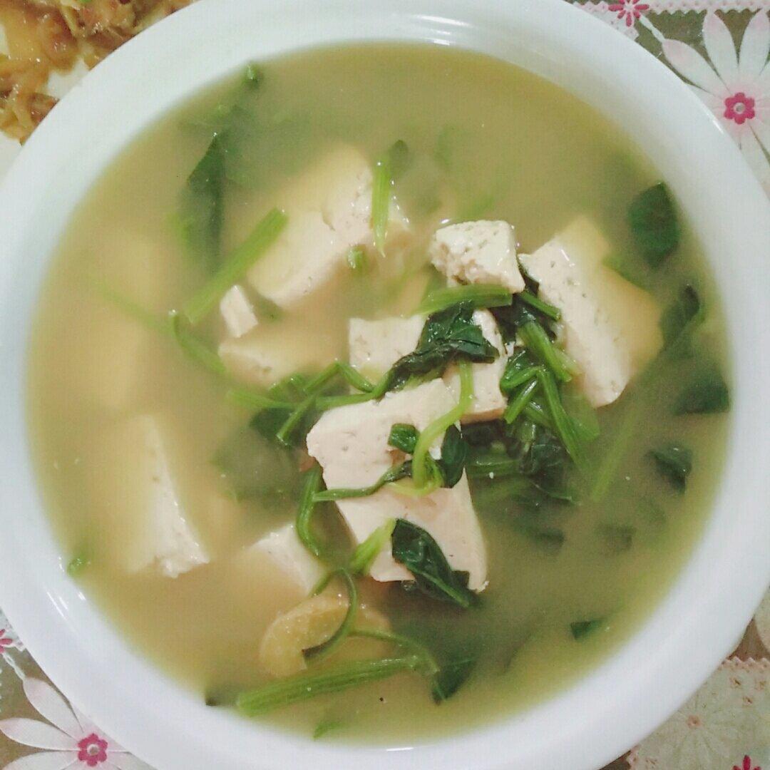 菠菜炖豆腐
