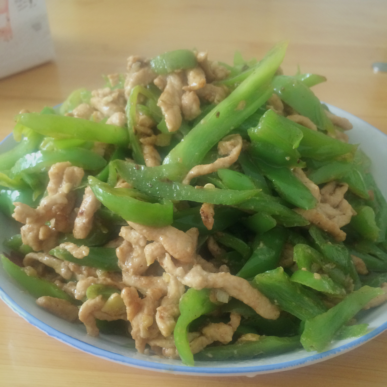 青椒炒肉丝