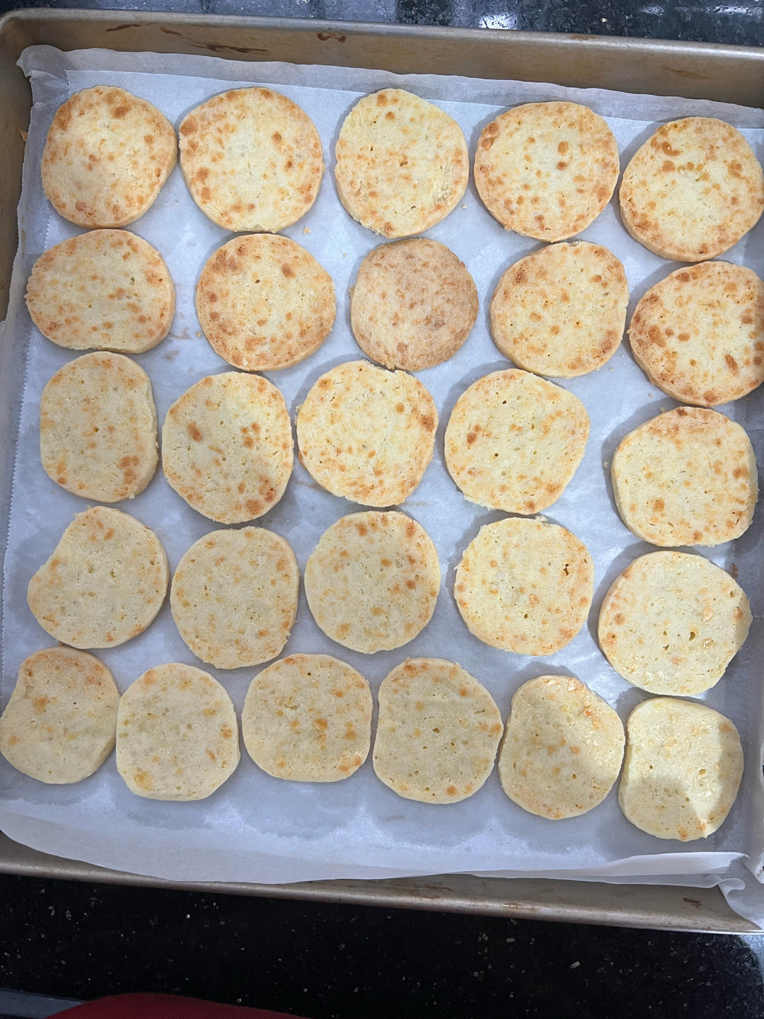 免打发❗️零失败❗️黄金芝士咸味饼干❗️