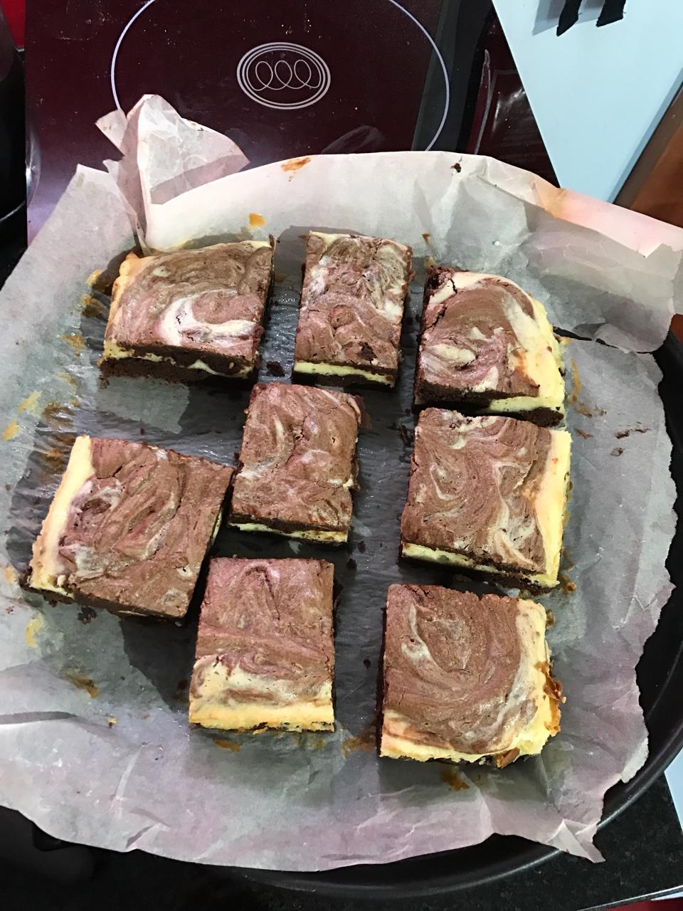 芝士布朗尼蛋糕 Cream Cheese Brownie