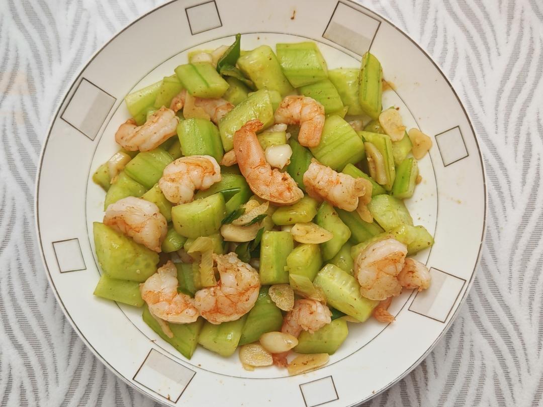 独食快手菜——青瓜炒虾仁