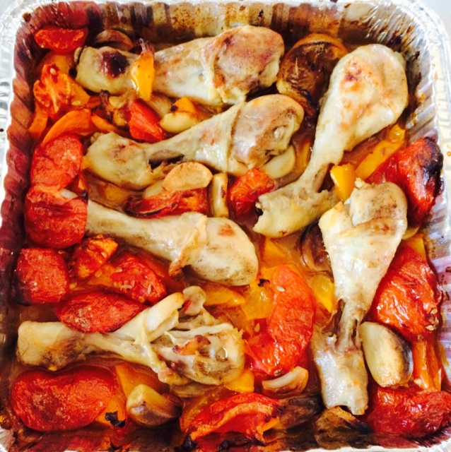 番茄大蒜香草烤鸡腿（庄祖宜）