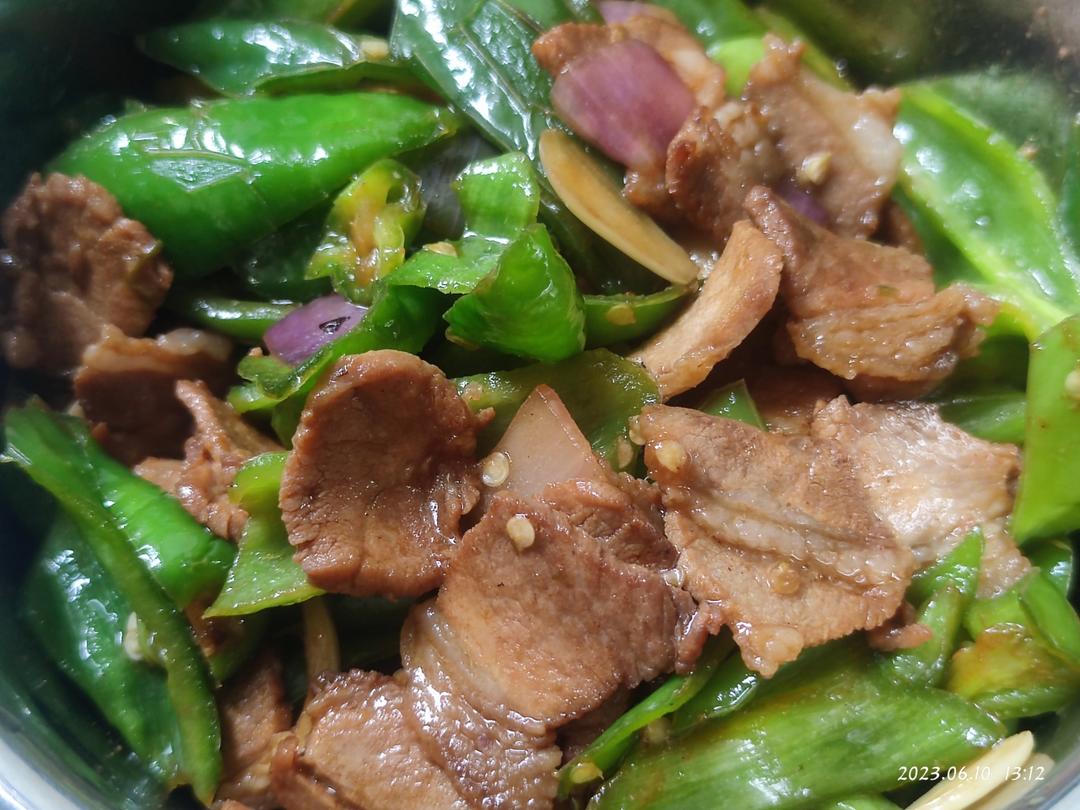 超级下饭菜青椒炒肉