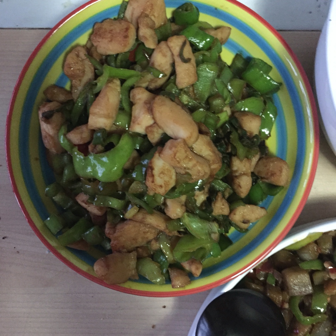 青椒炒鸡胸肉