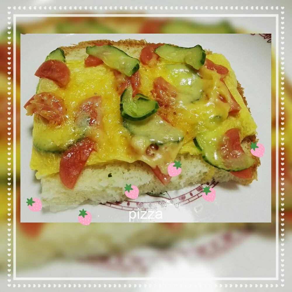 吐司培根小批萨