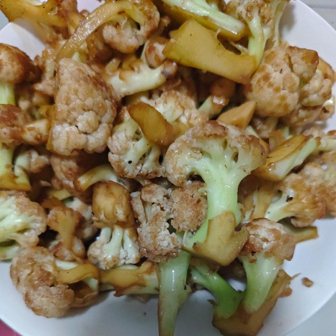 家常干锅有机菜花
