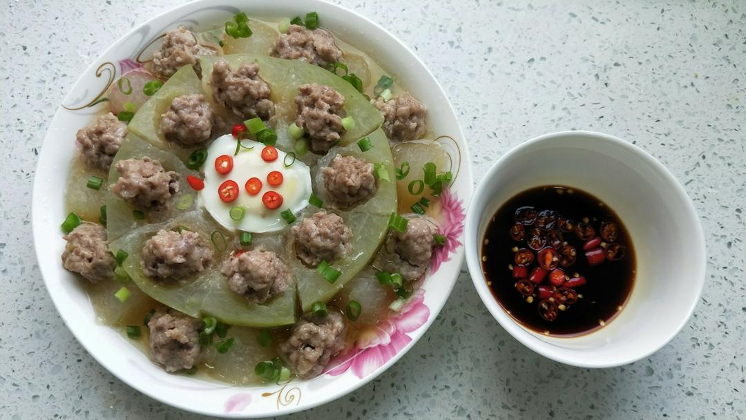 冬瓜酿肉(营养美味“蒸”在一起)