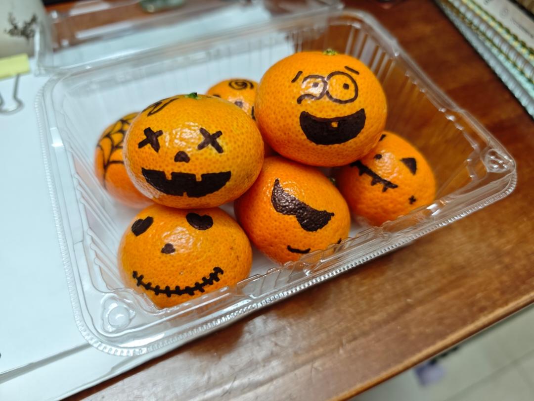 可爱鬼橘子，万圣节美食