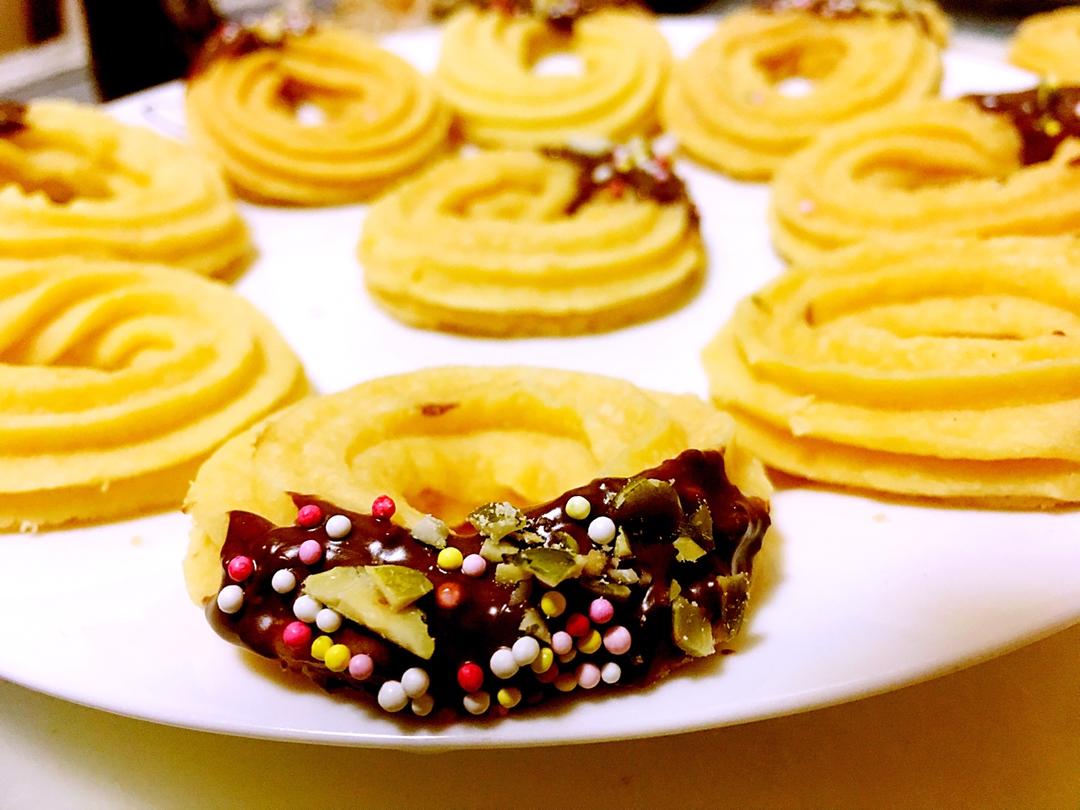 【圣诞】花环小曲奇 Christmas Wreath