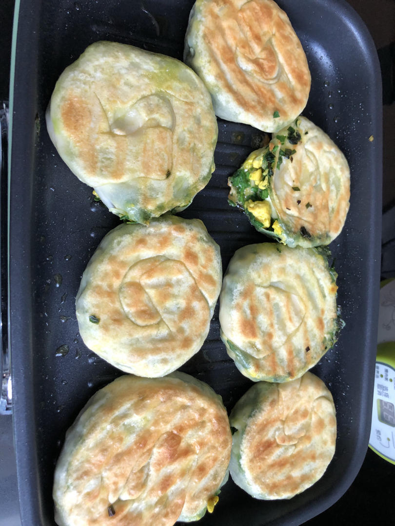 薄皮大馅韭菜鸡蛋饼