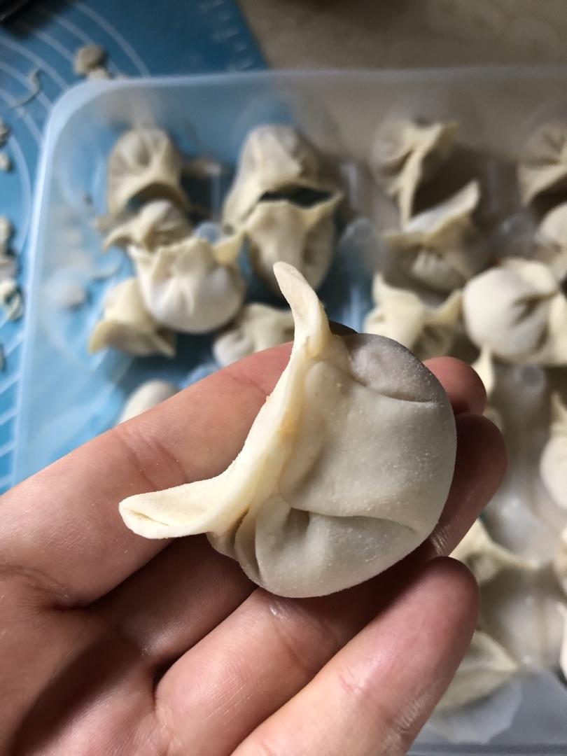 手工揉面三分钟，又韧又薄又好包的饺子皮