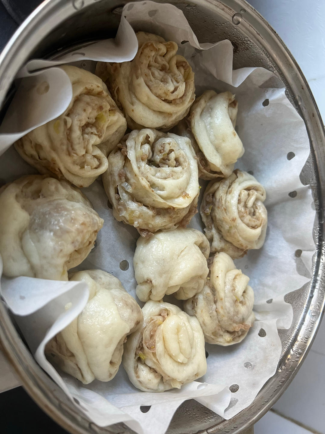 肉沫花卷