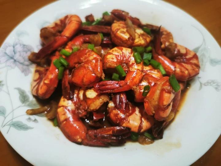 干烧大虾（黑虎虾）