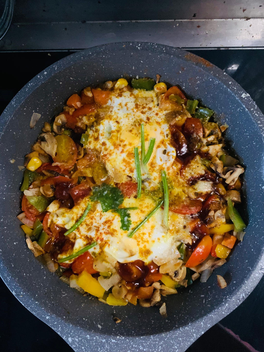 瘦身豪华早餐！咖喱北非蛋