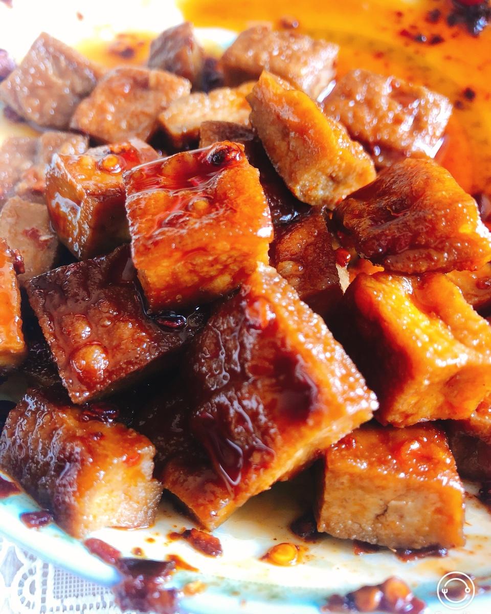 v希希妹儿v做的蜜汁豆干