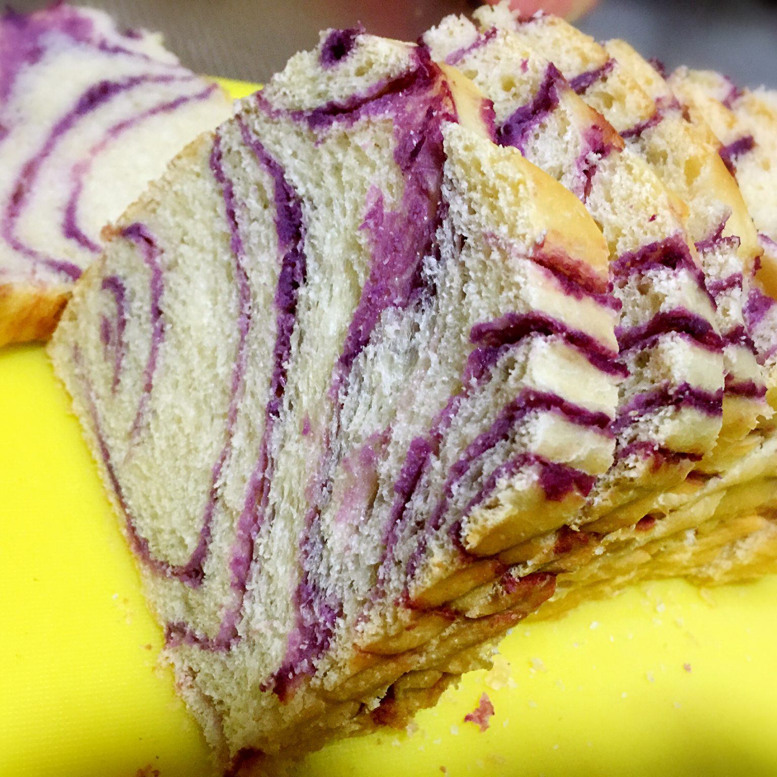 手机用户1441_1oyr做的【面包机】紫薯蛋白吐司