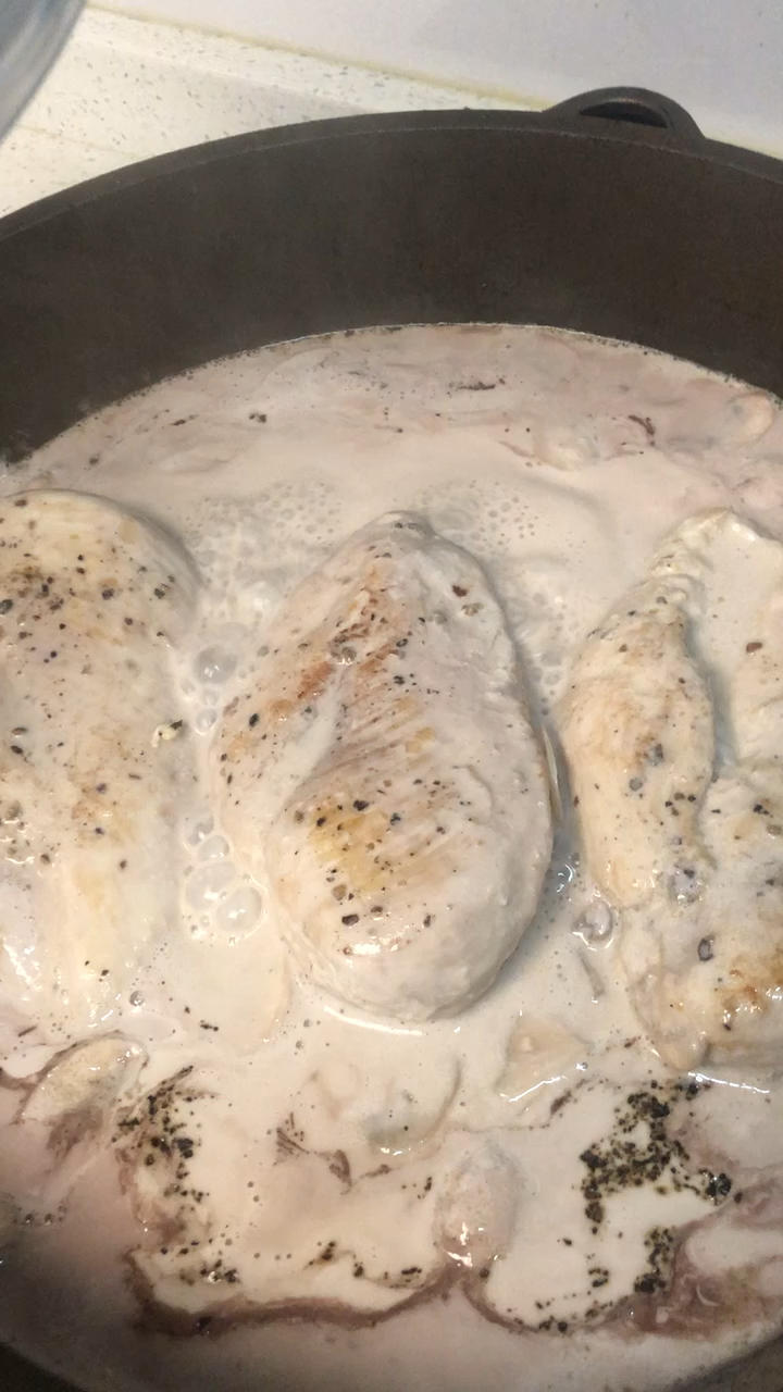 奶油蘑菇鸡胸肉