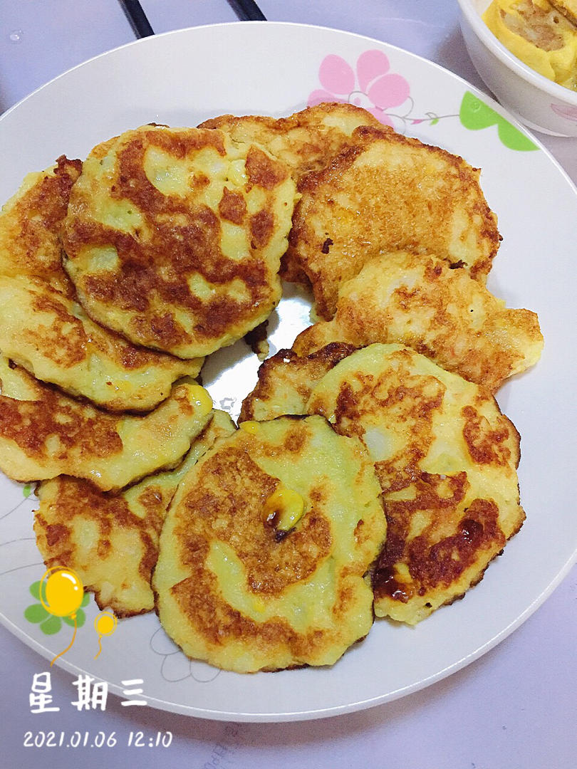 家常菜香煎虾饼