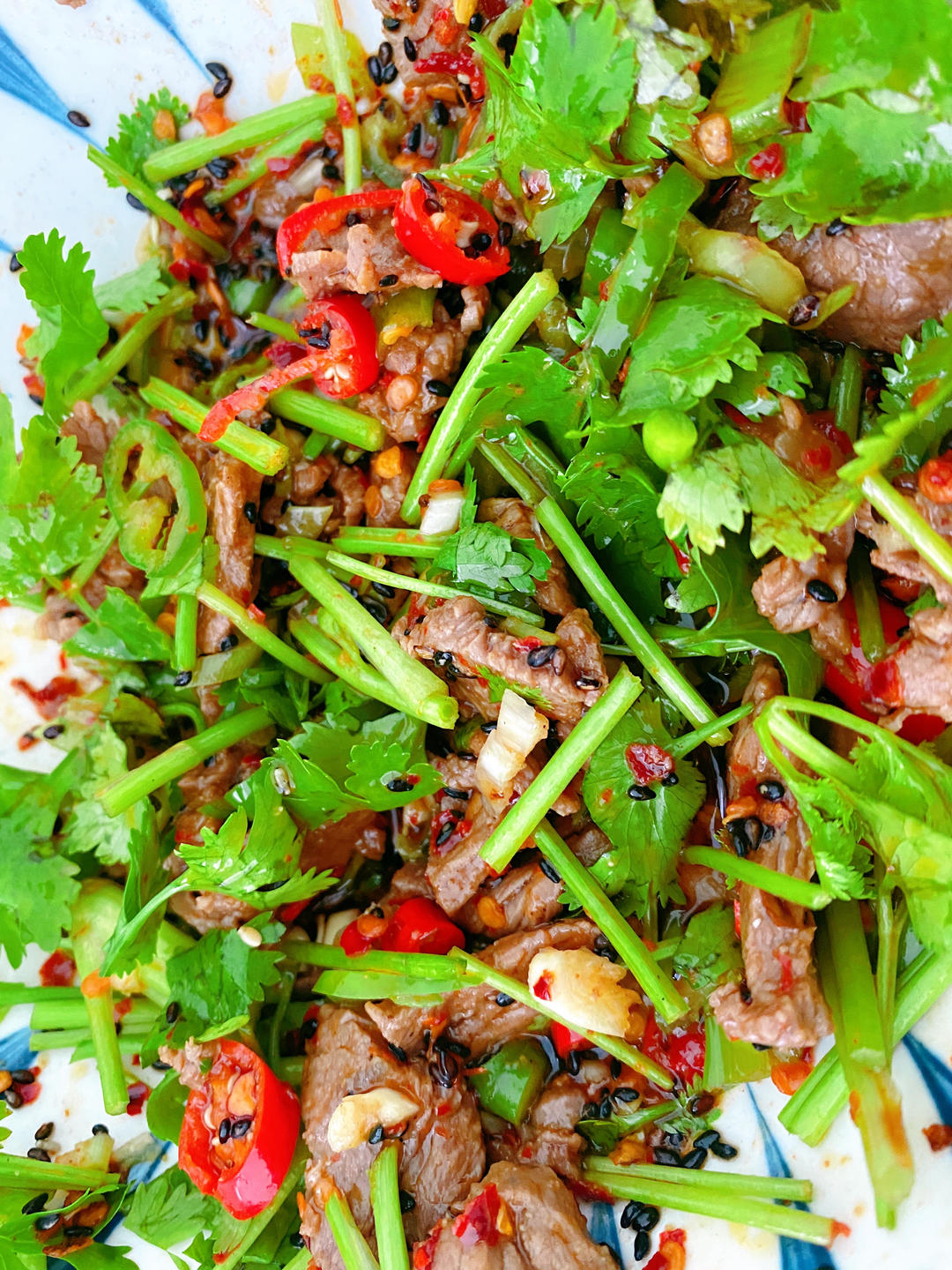 香菜牛肉