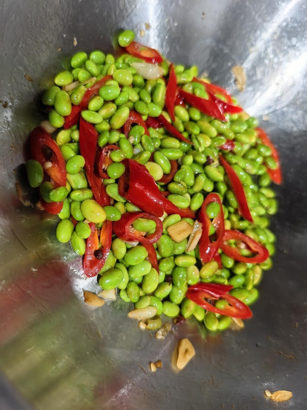 下酒又下饭的青豆炒豆干