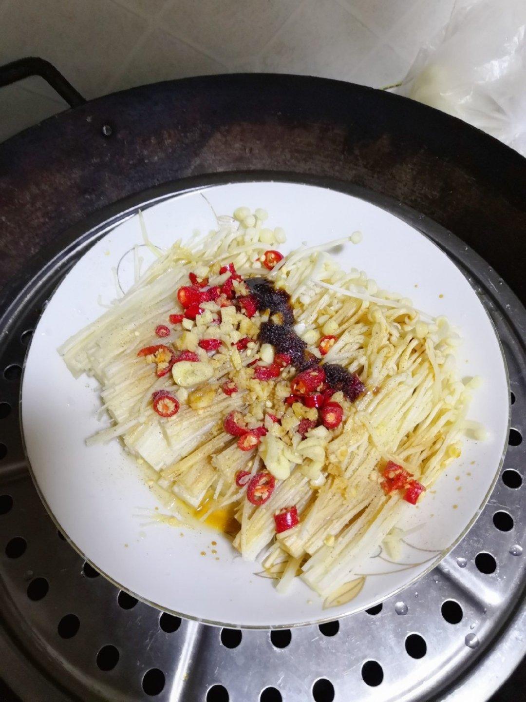 清蒸金针菇