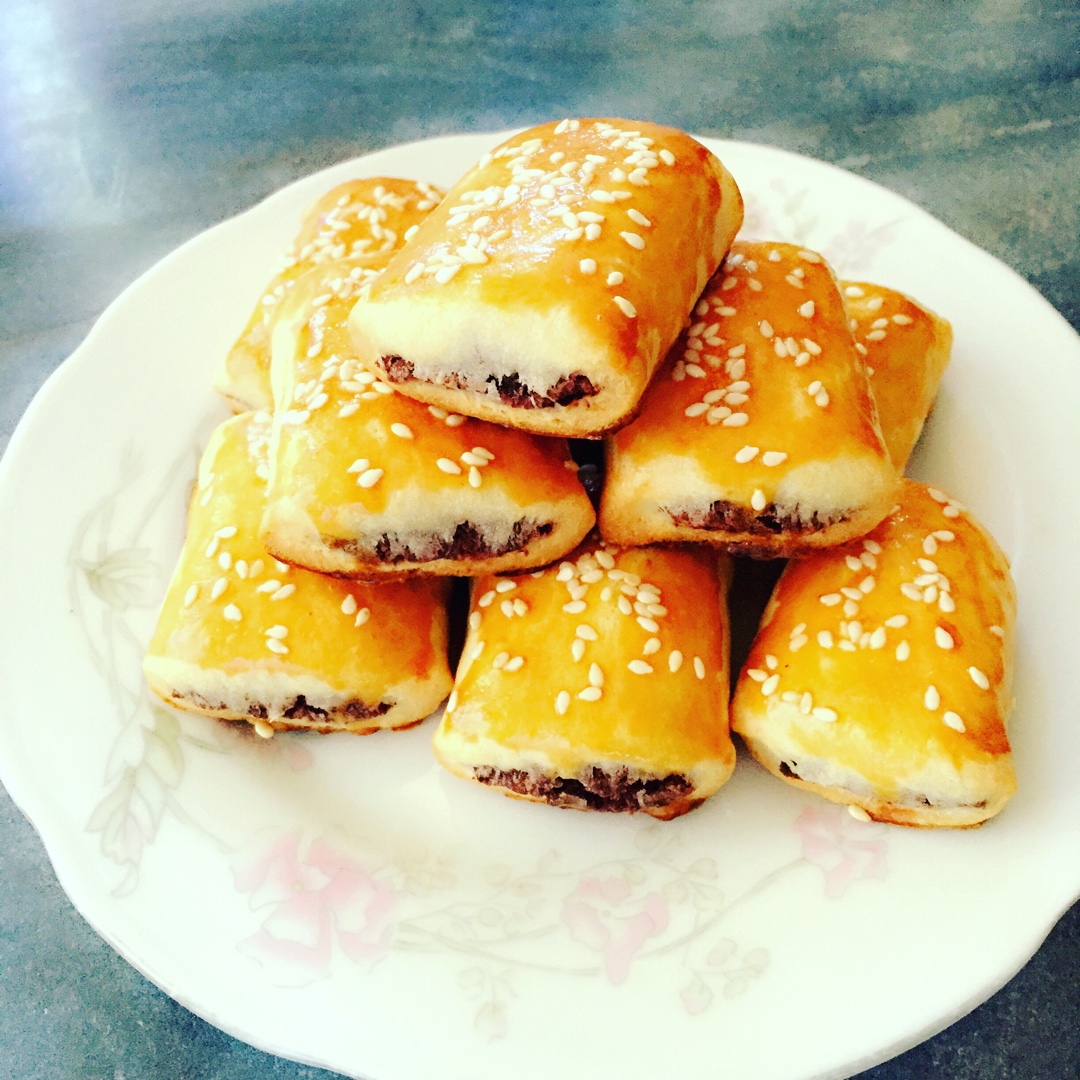 cindy邵邵做的【黄金豆沙卷】待客超级香酥的豆沙小点心