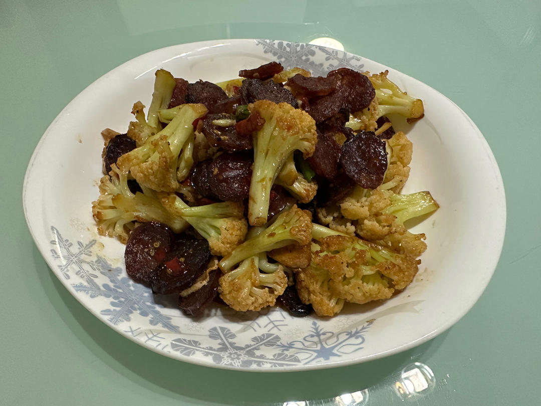 花菜炒腊肠